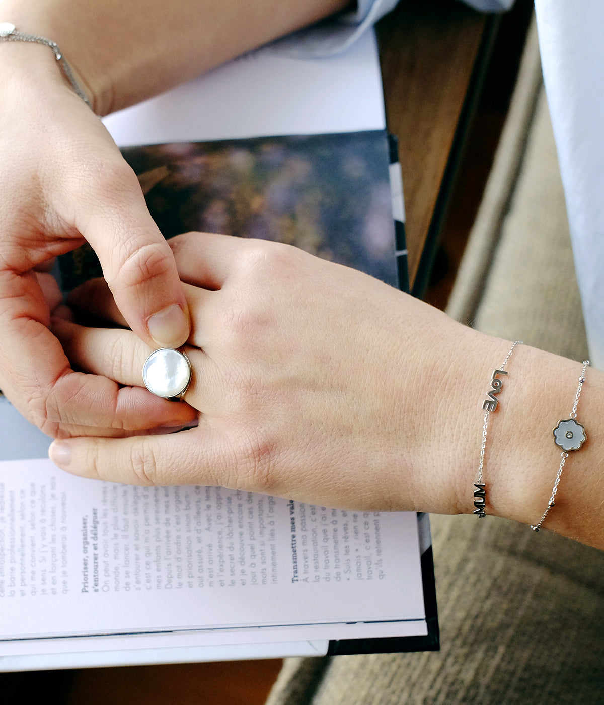 Bague Akilah (Acier)
