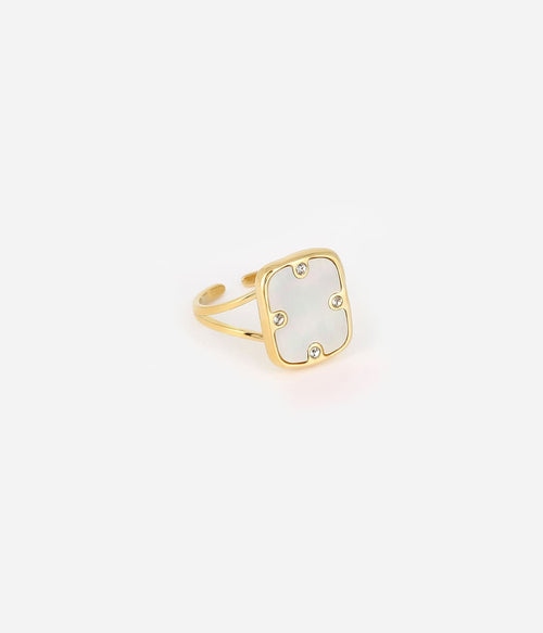 Bague Alicia (Acier doré)