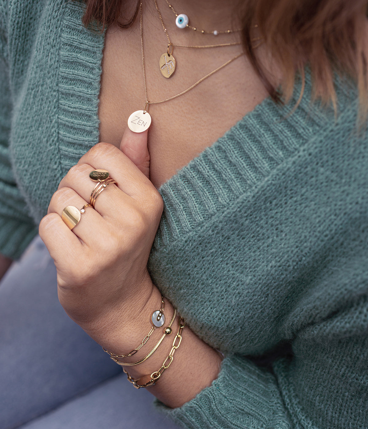 Bague Altesse (Acier doré)