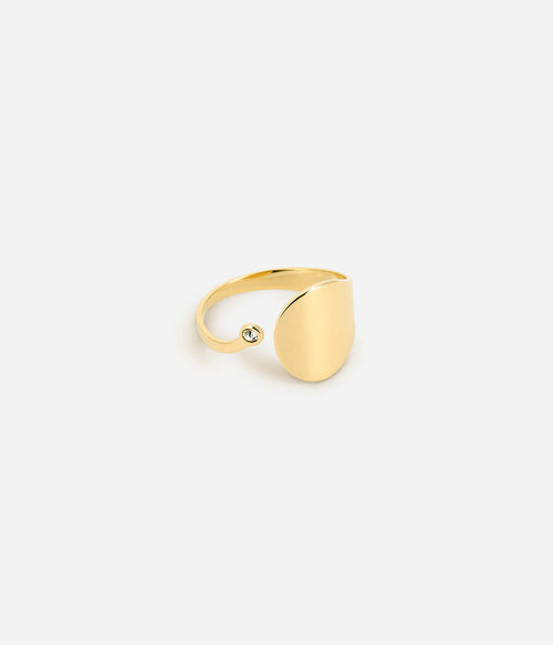 Bague Altesse (Acier doré)