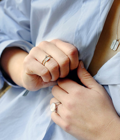 Bague Akilah (Acier)