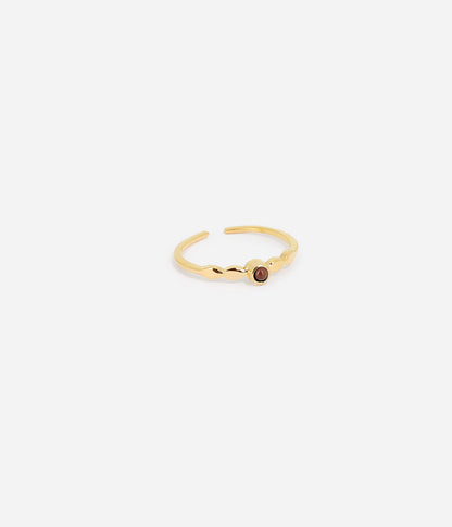 Bague Allister (Acier doré)