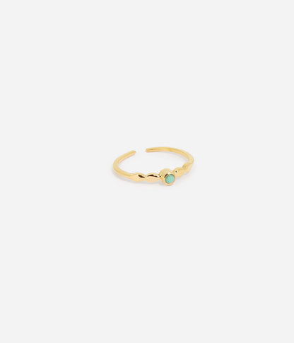 Bague Allister (Acier doré)