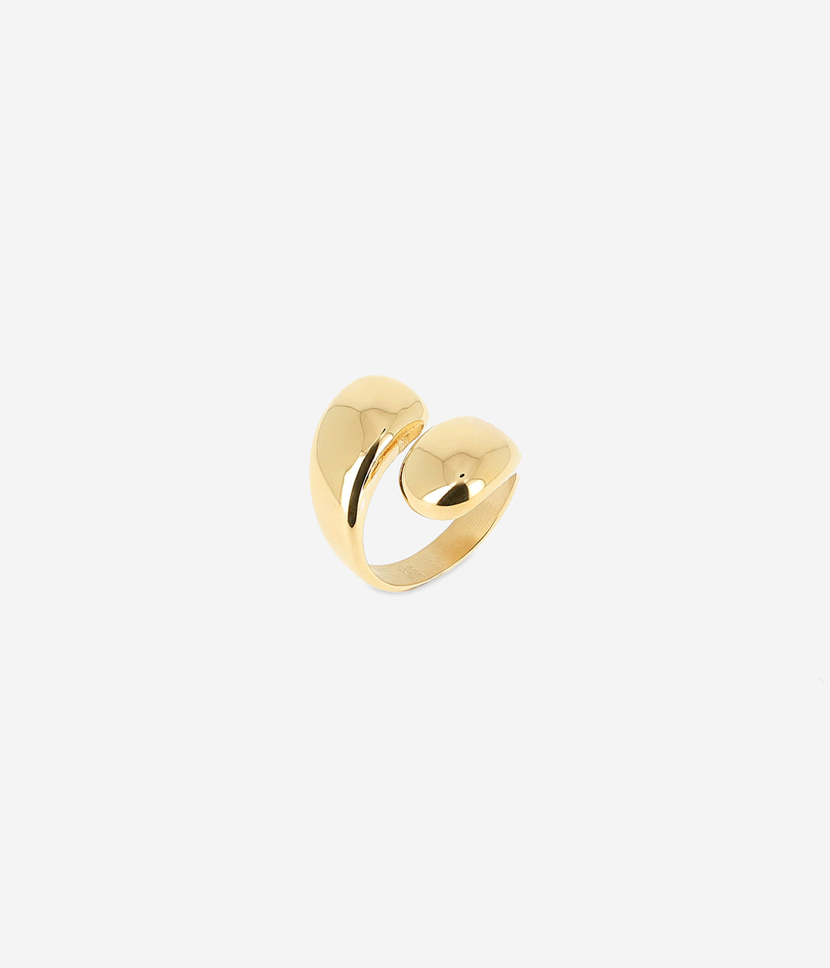 Bague Abba (Acier doré)