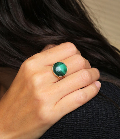 Bague Akilah (Acier doré)