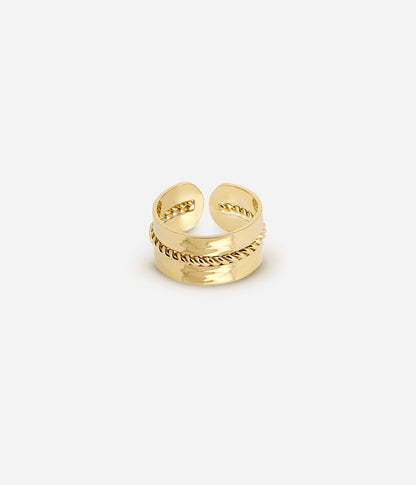 Bague Alami (Acier doré)