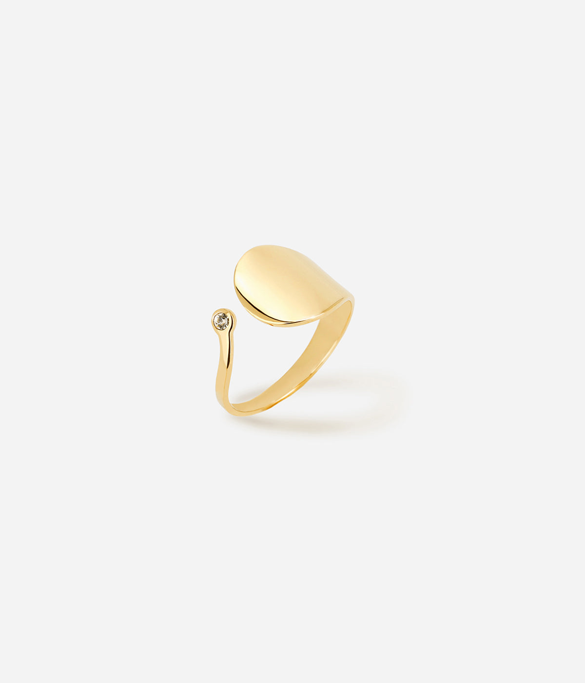 Bague Altesse (Acier doré)