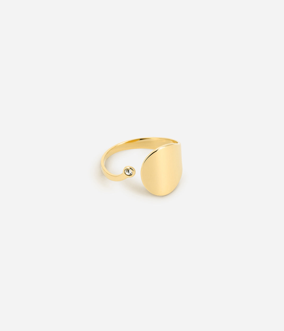 Bague Altesse (Acier doré)