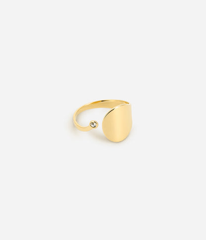Bague Altesse (Acier doré)